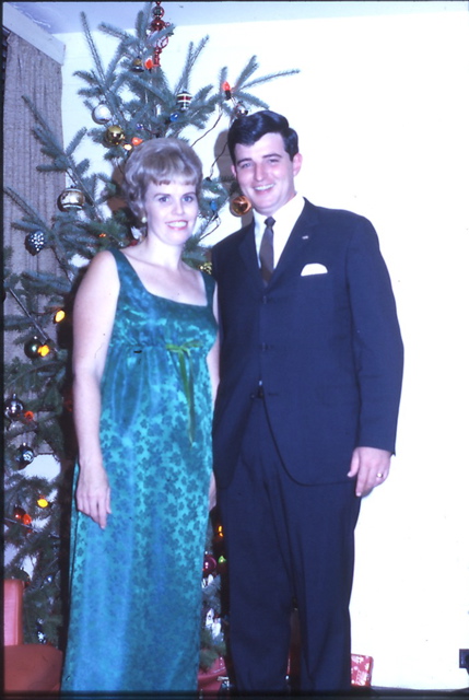 Joe Brady and wife